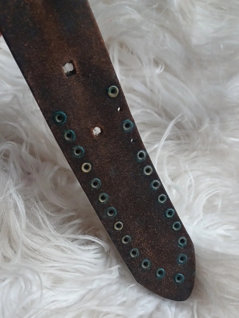Distressed Leather Belt